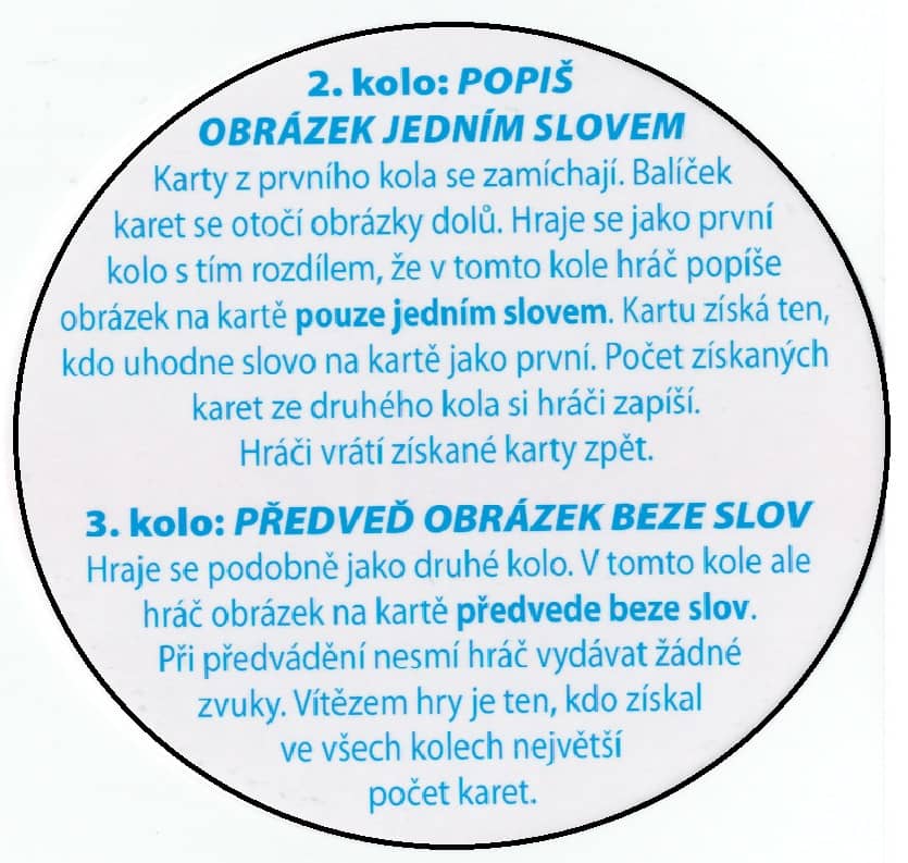 SLOVA z KUFRU - karetní slovní hra