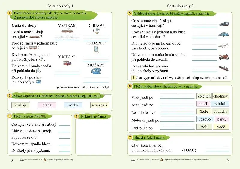 SLABIKÁŘ 3. díl Čteme a píšeme s Agátou 3. vydání - nová řada s QR kódy