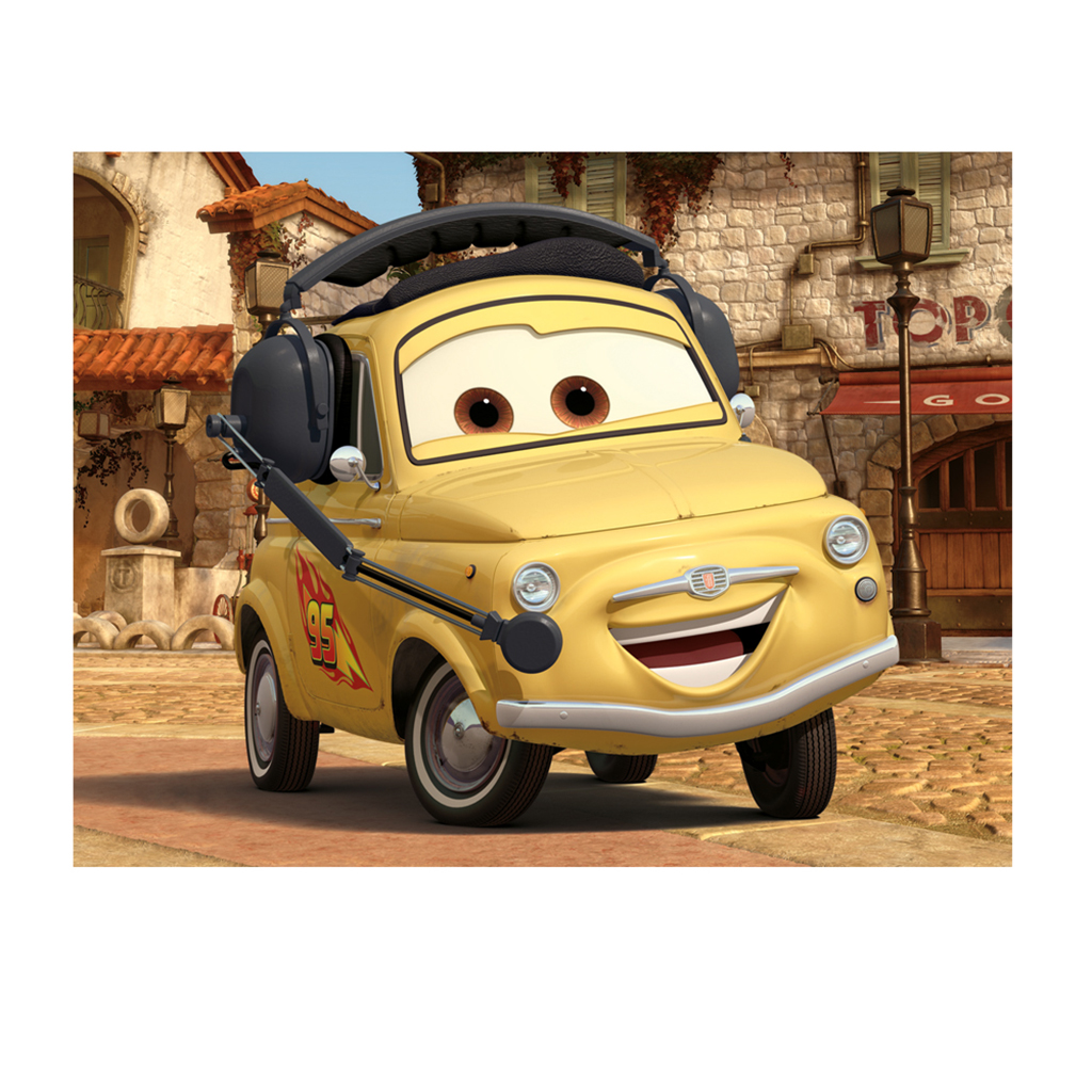 CARS ve SVĚTĚ - 12 dřevěných kostek
