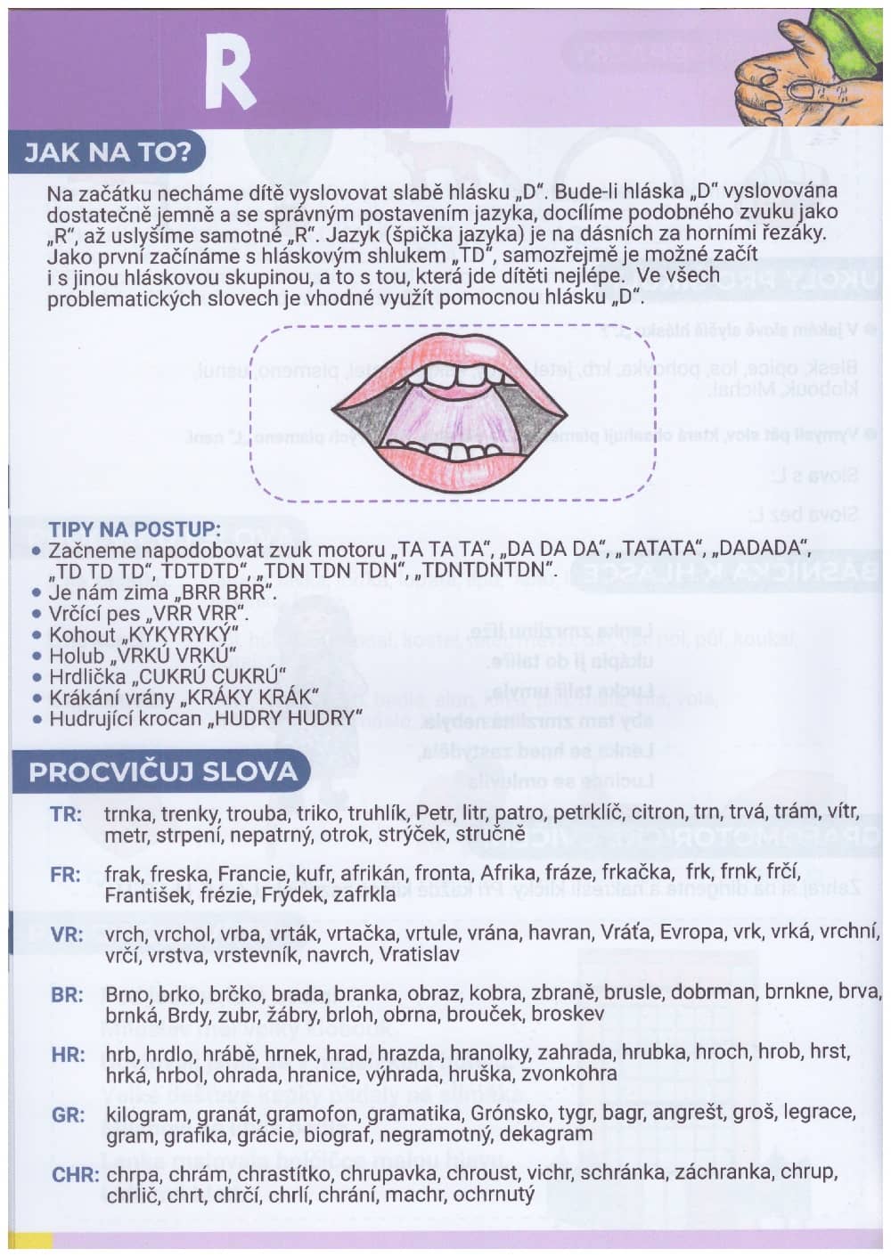 LOGOPEDIE HROU - logopedická cvičení