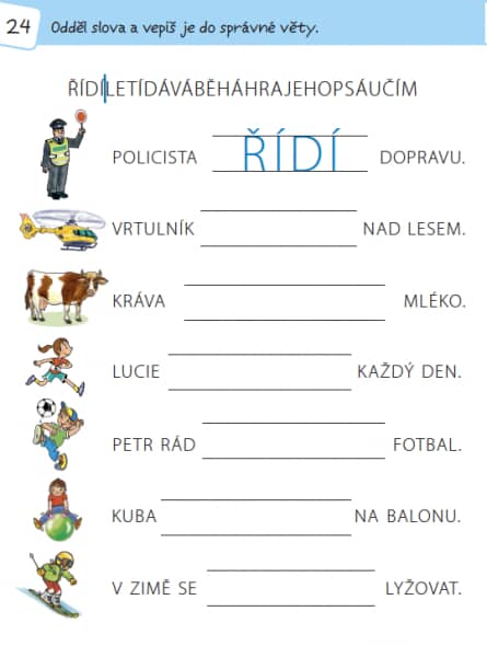 Procvičuj SLABIKY - zábavný pracovní sešit pro 1. třídu