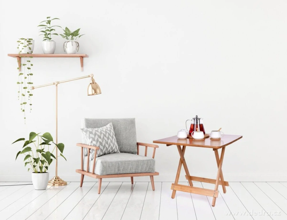 SKLÁDACÍ BAMBUSOVÝ STOLEK