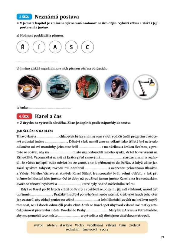 ČEŠTINA HROU - Zábavné aktivity pro 4. a 5. třídu ZŠ