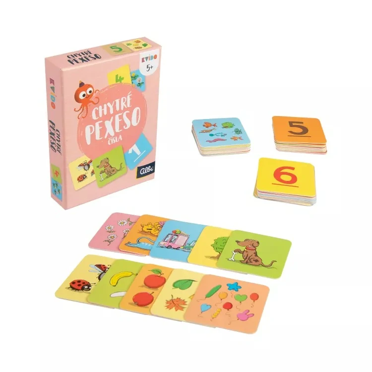 ČÍSLA - chytré pexeso 2. vydání