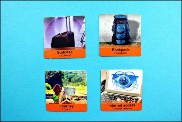 Anglické pexeso CESTOVÁNÍ - anglická slovíčka hrou