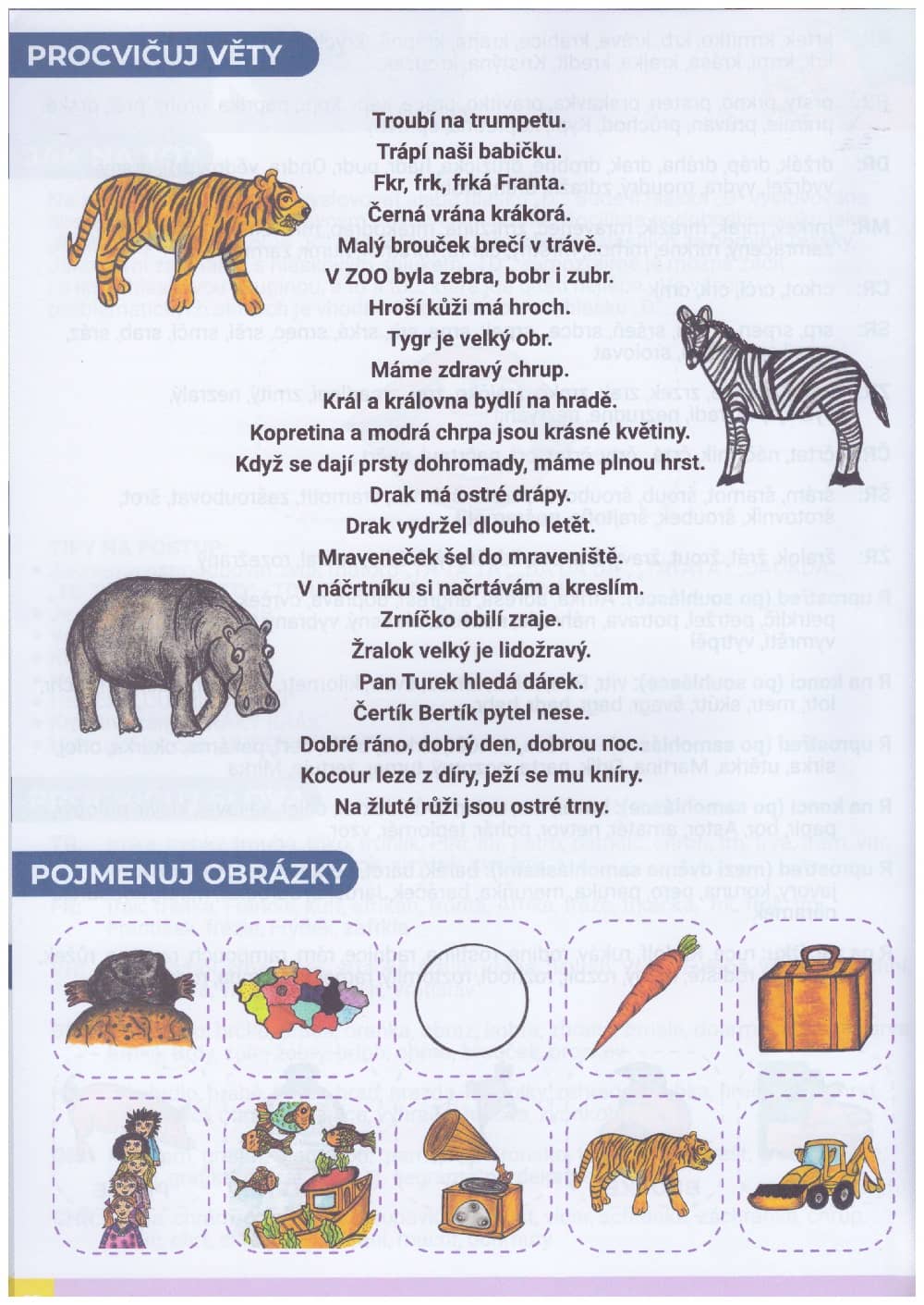 LOGOPEDIE HROU - logopedická cvičení