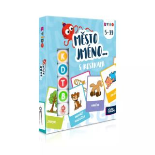 MĚSTO, JMÉNO s KOSTKAMI - karetní hra