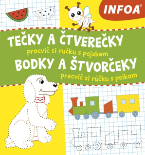 TEČKY a ČTVEREČKY s PEJSKEM - zábavné spojovačky pro děti