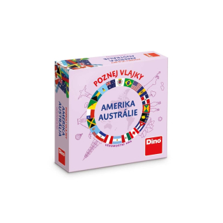 POZNEJ VLAJKY AMERIKA a AUSTRÁLIE - cestovní hra