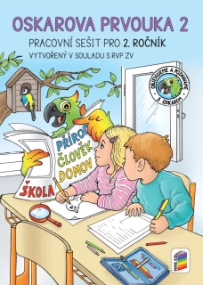 OSKAROVA PRVOUKA 2 - barevný pracovní sešit pro 2. ročník - výuková videa přes QR kódy