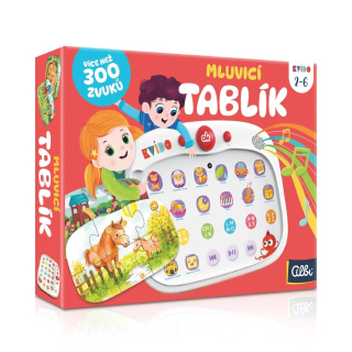 MLUVÍCÍ TABLÍK KVÍDO - interaktivní dotyková hra pro děti 2–6 let (300+ zvuků)