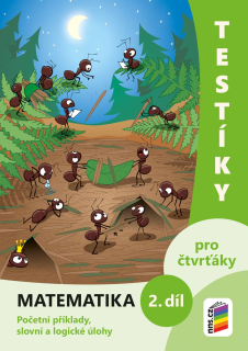 TESTÍKY pro ČTVŤÁKY MATEMATIKA nově s QR kódy - 2. díl