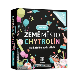 ZEMĚ MĚSTO CHYTROLÍN: JUNIOR - karetní hra pro děti